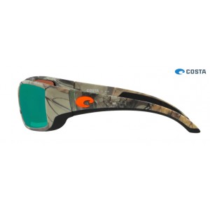 Costa Blackfin Sunglasses Realtree Xtra Camo Orange Logo frame Green lens
