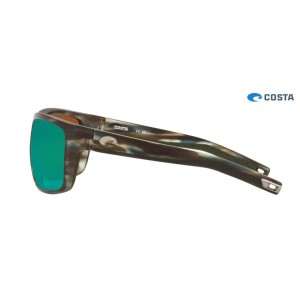 Costa Broadbill Sunglasses Matte Reef frame Green lens