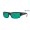 Costa Caballito Sunglasses Shiny Black frame Green lens