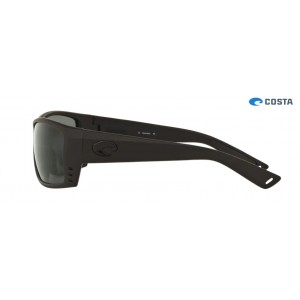Costa Cat Cay Sunglasses Shiny Blackout frame Grey lens