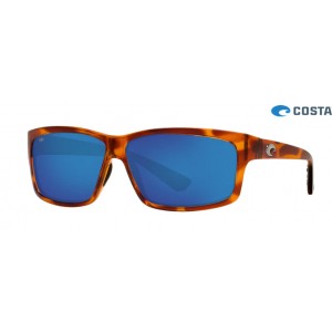 Costa Cut Sunglasses Honey Tortoise frame Blue lens