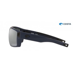 Costa Diego Sunglasses Midnight Blue frame Gray Silver lens