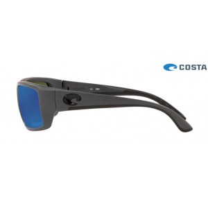 Costa Fantail Sunglasses Matte Gray frame Blue lens