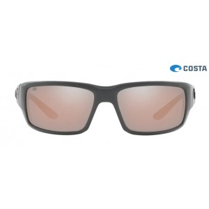 Costa Fantail Sunglasses Matte Gray frame Copper Silver lens