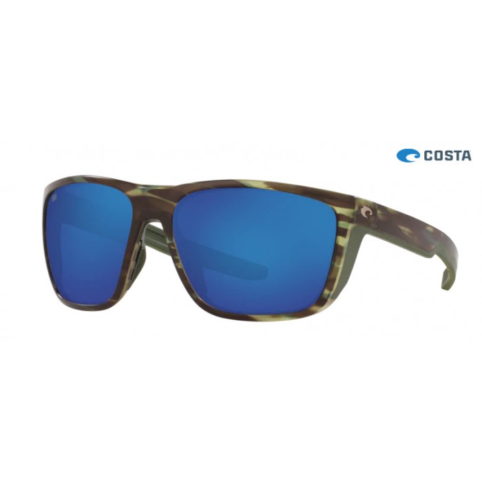 Costa Ferg Sunglasses Matte Reef frame Blue lens