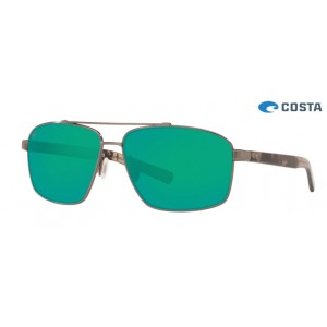 Costa Flagler Sunglasses Gunmetal frame Gray Silver lens Outlet