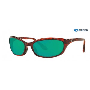 Costa Harpoon Sunglasses Tortoise frame Green lens