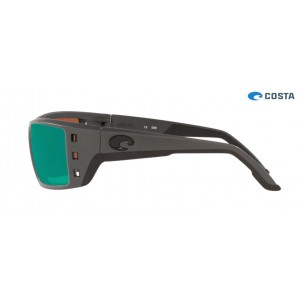 Costa Permit Sunglasses Matte Gray frame Green lens