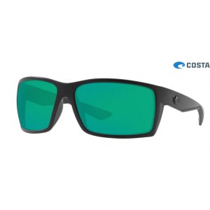Costa Reefton Sunglasses Blackout frame Green lens