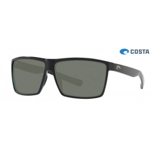 Costa Rincon Sunglasses Shiny Black frame Gray lens