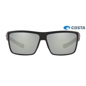 Costa Rinconcito Sunglasses Matte Black frame Gray Silver lens