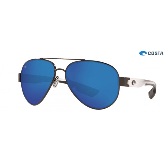 Costa South Point Sunglasses Gunmetal frame Blue lens