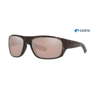 Costa Tico Sunglasses Matte Wetlands frame Copper Silver lens