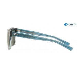 Costa Apalach Sunglasses Shiny Deep Teal Fade frame Gray lens