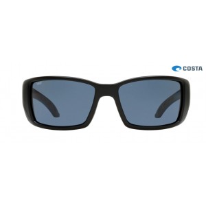 Costa Blackfin Sunglasses Matte Black frame Gray lens