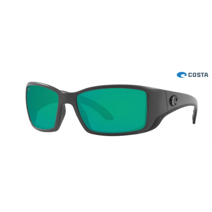 Costa Blackfin Sunglasses Matte Gray frame Green lens