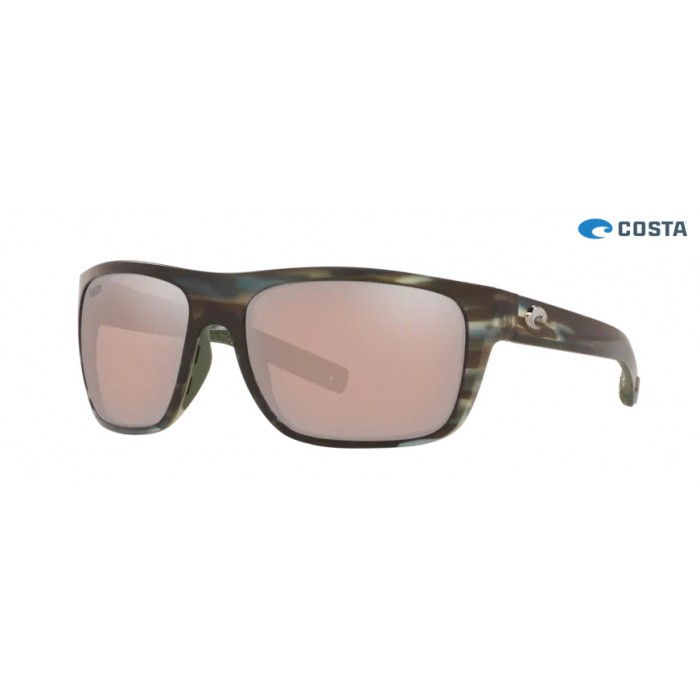 Costa Broadbill Sunglasses Matte Reef frame Copper Silver lens