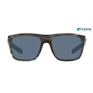 Costa Broadbill Sunglasses Matte Reef frame Grey lens