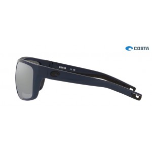 Costa Broadbill Sunglasses Midnight Blue frame Grey Silver lens