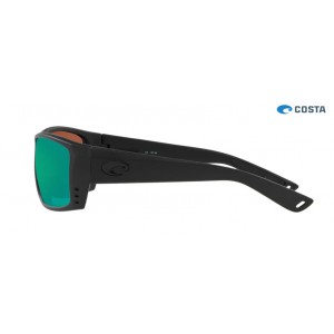 Costa Cat Cay Sunglasses Blackout frame Green lens