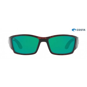 Costa Corbina Sunglasses Tortoise frame Green lens