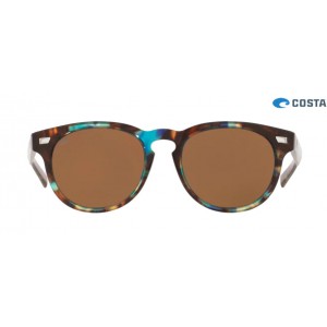 Costa Del Mar Sunglasses Shiny Ocean Tortoise frame Copper lens