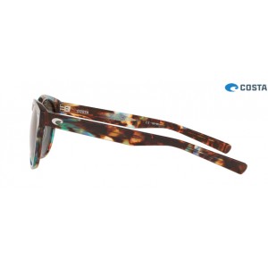 Costa Del Mar Sunglasses Shiny Ocean Tortoise frame Gray lens