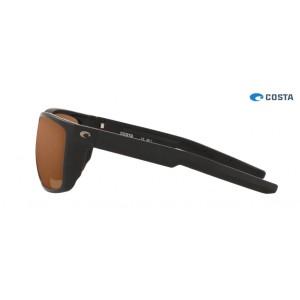 Costa Ferg Sunglasses Matte Black frame Copper lens