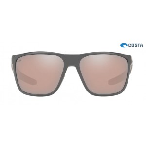 Costa Ferg Sunglasses Matte Gray frame Copper Silver lens
