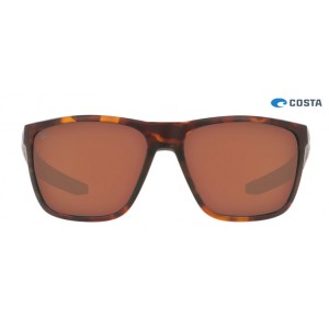 Costa Ferg Sunglasses Matte Tortoise frame Copper lens