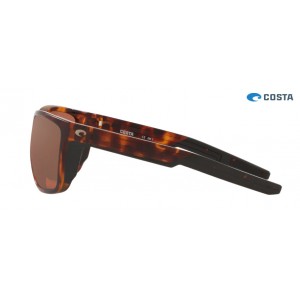 Costa Ferg Sunglasses Matte Tortoise frame Copper lens