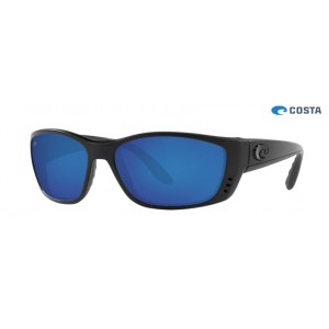 Costa Fisch Sunglasses Blackout frame Blue lens