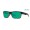 Costa Half Moon Sunglasses Black/Shiny Tort frame Green lens