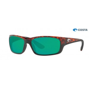 Costa Jose Sunglasses Tortoise frame Green lens