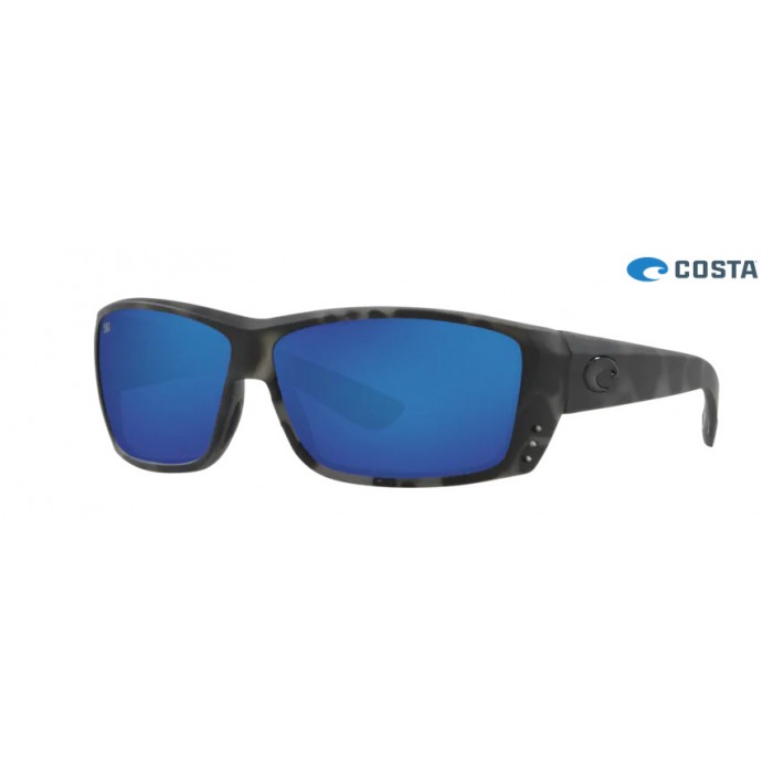 Costa Ocearch Cat Cay Sunglasses Tiger Shark Ocearch frame Blue lens