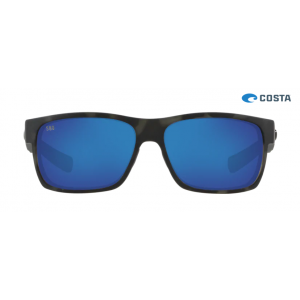 Costa Ocearch Half Moon Sunglasses Tiger Shark Ocearch frame Blue lens