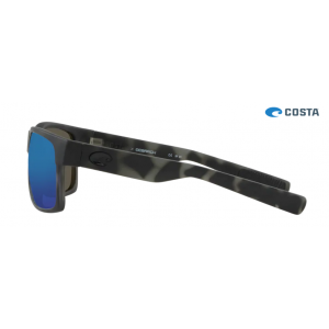 Costa Ocearch Half Moon Sunglasses Tiger Shark Ocearch frame Blue lens
