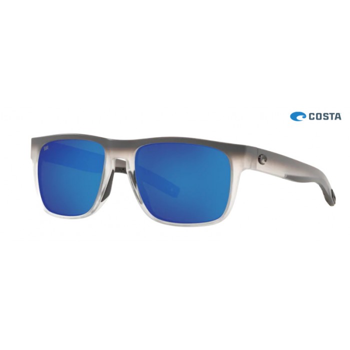Costa Ocearch Spearo Sunglasses Ocearch Matte Fog Gray frame Blue lens