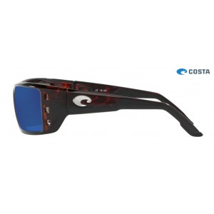Costa Permit Sunglasses Tortoise frame Blue lens