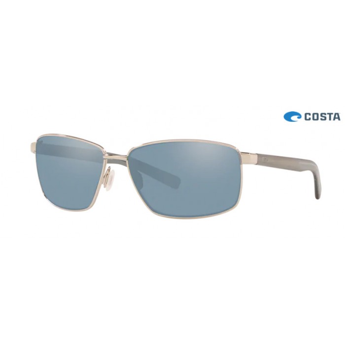 Costa Ponce Sunglasses Silver frame Gray Silver lens