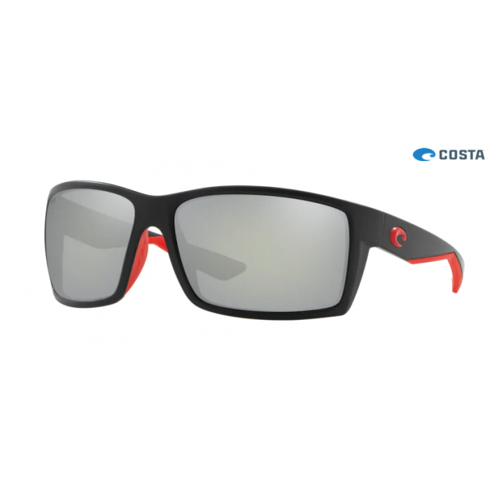 Costa Reefton Sunglasses Race Black frame Gray Silver lens