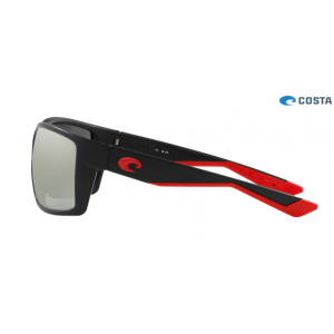 Costa Reefton Sunglasses Race Black frame Gray Silver lens