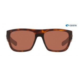 Costa Sampan Sunglasses Matte Tortoise frame Copper lens