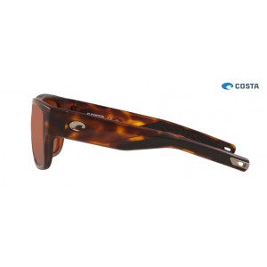 Costa Sampan Sunglasses Matte Tortoise frame Copper lens