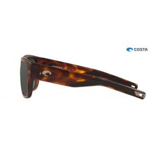Costa Sampan Sunglasses Matte Tortoise frame Grey lens