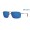 Costa Skimmer Sunglasses Matte Silver frame Blue lens