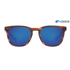 Costa Sullivan Sunglasses Matte Tortoise frame Blue lens