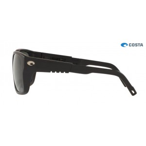 Costa Tailwalker Sunglasses Matte Black frame Grey lens