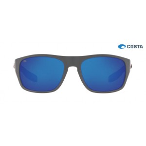 Costa Tico Sunglasses Matte Gray frame Green lens