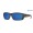 Costa Tuna Alley Sunglasses Matte Steel Gray Metallic frame Blue lens